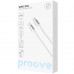 Кабель Proove WireX Pro Type-C to Type-C 100W (1.5m) White (CCWX11002202)