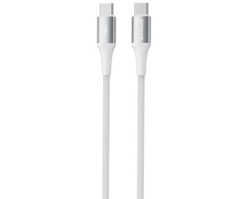 Кабель Proove WireX Pro Type-C to Type-C 100W (1.5m) White (CCWX11002202)