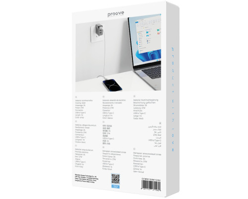 Кабель Proove WireX USB to Type-C 3A (1m) White (CCWX15001202)