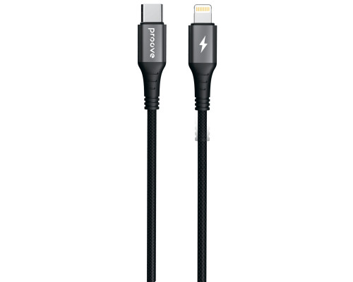Кабель Proove WireX Type-C to Lightning 27W (1m) Black (CCWX27002101)