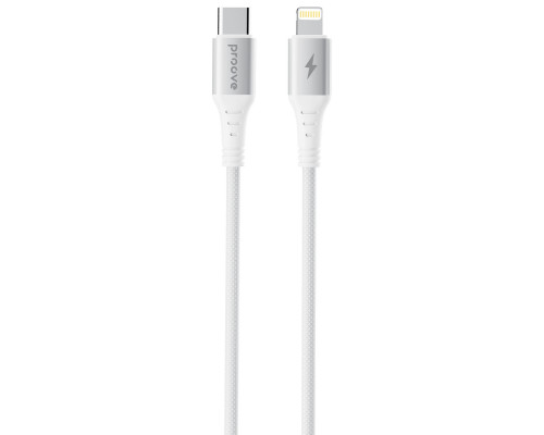 Кабель Proove WireX Type-C to Lightning 27W (1m) White (CCWX27002102)