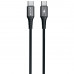 Кабель Proove WireX Type-C to Type-C 60W (1m) Black (CCWX60002201)