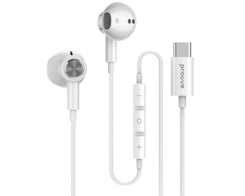 Проводные наушники Proove Echo (Type-C) White (ECWE00000202)