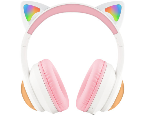 Беспроводные наушники Proove Kids LumiCat (APP) White/Pink (HPLC0001AP25)