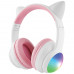 Беспроводные наушники Proove Kids LumiCat (APP) White/Pink (HPLC0001AP25)