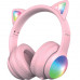 Беспроводные наушники Proove Kids LumiCat (APP) Pink (HPLC0001AP27)