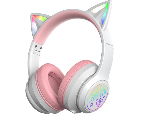 Беспроводные наушники Proove Kids Neko (APP) White/Pink (HPNK0001AP25)