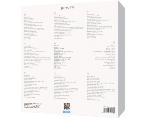 Беспроводные наушники Proove Tender Pro with ANC (APP) Blue/Pink (HPTP0001AP08)