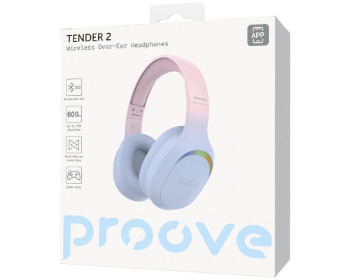 Беспроводные наушники Proove Tender 2 (APP) Blue/Pink (HPTR2001AP08)