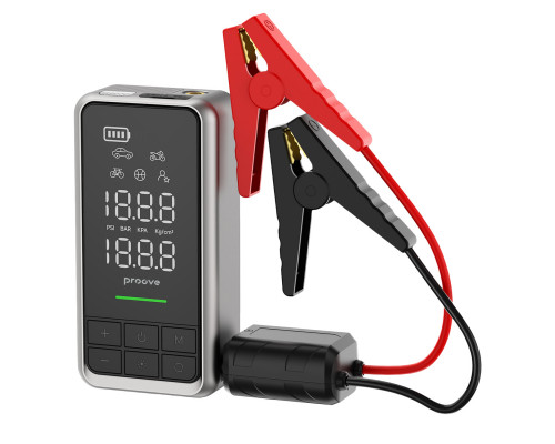Пусковий пристрій 2 в 1 + насос Proove Air Jump 10400mAh 1000A Gray (JSAP10400203)