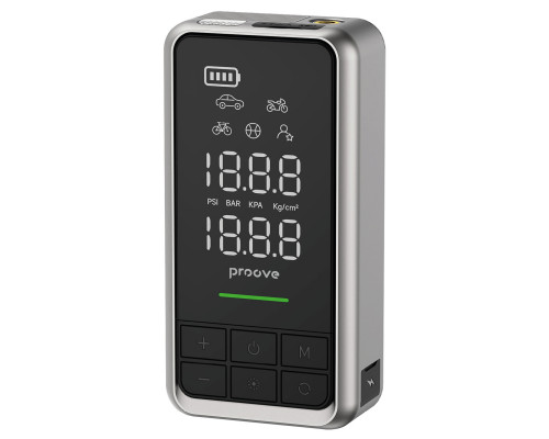 Пусковий пристрій 2 в 1 + насос Proove Air Jump 10400mAh 1000A Gray (JSAP10400203)