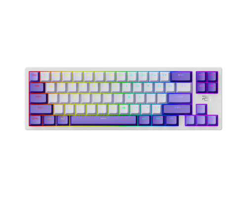 Проводная магнитная клавиатура Proove Gaming Aress (Ukraine Layout) White/Purple (MKAR00022417)