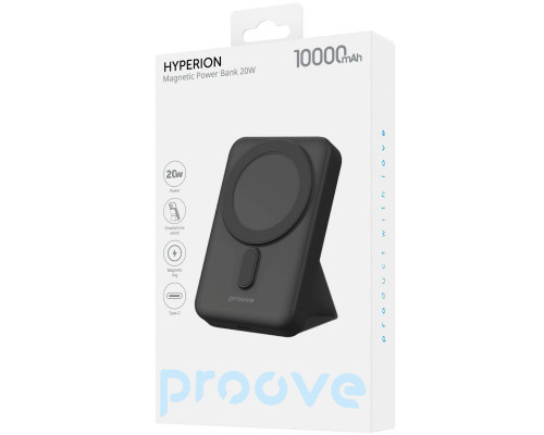 Зовнішній акумулятор Proove Hyperion 20W 10000mAh 2025 Black (PBHN15020001)