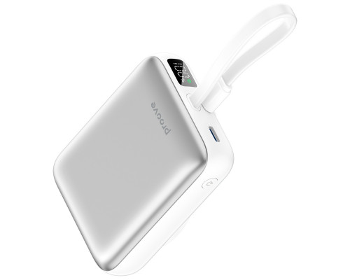 Павербанк Proove Neutron 22.5W 10000mAh Silver/White (PBNE22022206)