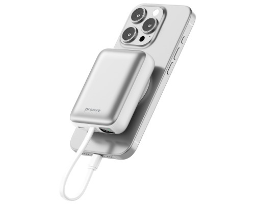 Павербанк Proove Neutron 22.5W 10000mAh Silver/White (PBNE22022206)