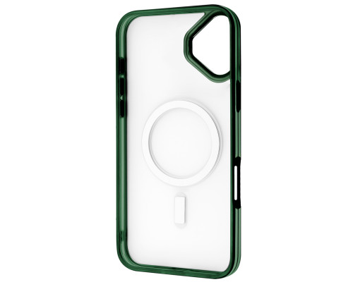 Чехол Proove Blur Case with Magnetic Ring для iPhone 16 Plus Green (PCBCIP16PL06)