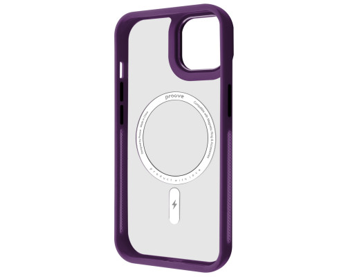 Чехол Proove Clear Essence Case with Magnetic Ring для iPhone 15 Deep Purple (PCCEIP150004)