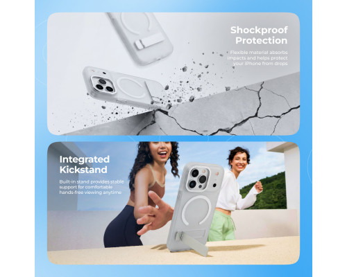 Чехол Proove Mainstay Case with Magnetic Ring для iPhone 13 Pro White (PCMCIP13P014)