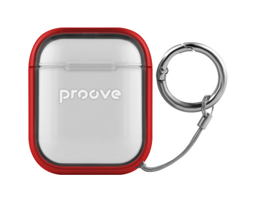 Чехол Proove Safe Box Case для AirPods 1/2 Red (PCSBAR120025)