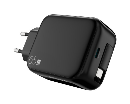 Сетевое зарядное устройство Proove Fixtape GaN 65W (Type-C) Black (WCFP65010201)