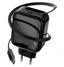 Сетевое зарядное устройство Proove Fixtape GaN 65W (Type-C) Black (WCFP65010201)