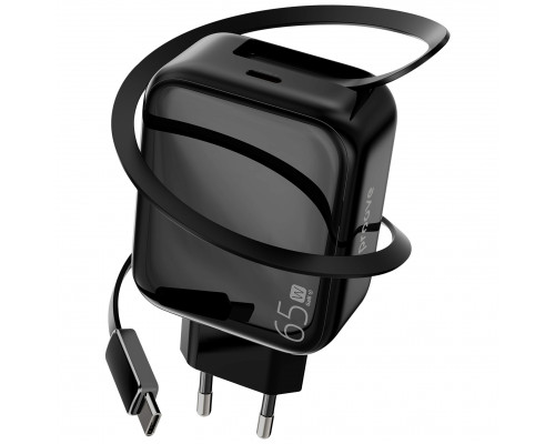 Сетевое зарядное устройство Proove Fixtape GaN 65W (Type-C) Black (WCFP65010201)