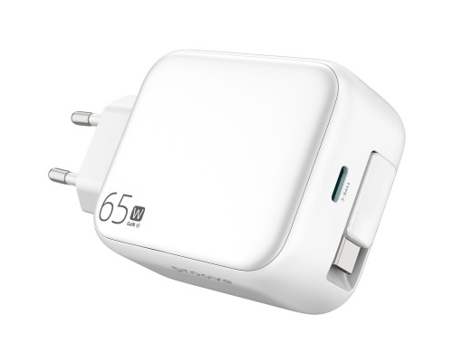 Сетевое зарядное устройство Proove Fixtape GaN 65W (Type-C) White (WCFP65010202)