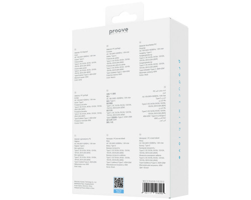 Сетевое зарядное устройство Proove Fixtape GaN 65W (Type-C) White (WCFP65010202)