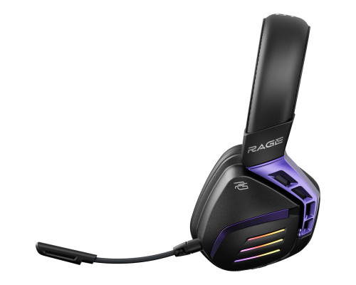 Беспроводная игровая гарнитура Proove Gaming Rage (APP) Black/Purple (WHRG00020001)