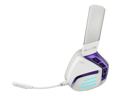 Беспроводная игровая гарнитура Proove Gaming Rage (APP) White/Purple (WHRG00020002)