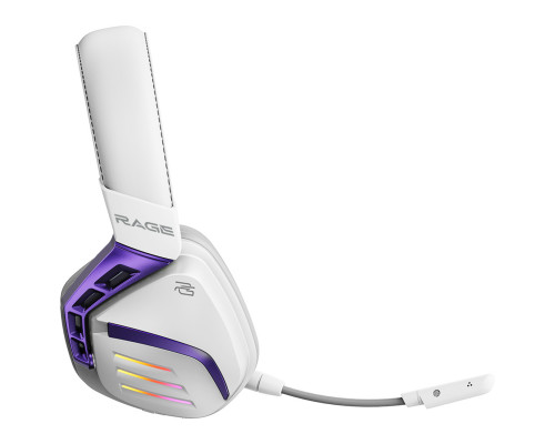Беспроводная игровая гарнитура Proove Gaming Rage (APP) White/Purple (WHRG00020002)