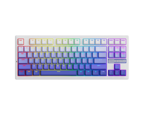 Беспроводная клавиатура Proove Gaming Rampage (Ukraine Layout) Gradient Purple/White (WKRM00022419)