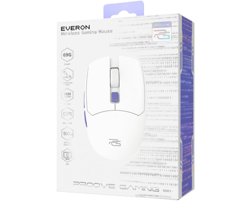 Беспроводная игровая мышь Proove Gaming Everon White (WMEV00022002)