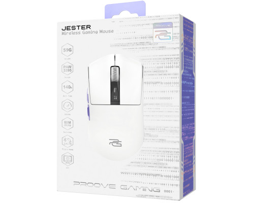 Беспроводная игровая мышь Proove Gaming Jester 8K White (WMJS00022002)