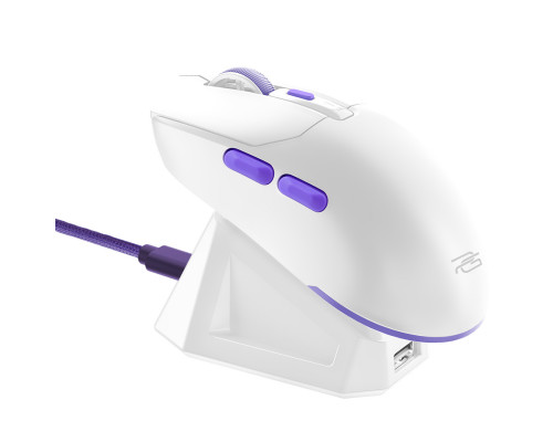 Беспроводная игровая мышь Proove Gaming Rate Pro with Charging Dock White (WMRPCD022002)