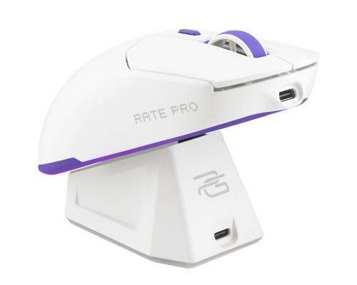 Беспроводная игровая мышь Proove Gaming Rate Pro with Charging Dock White (WMRPCD022002)
