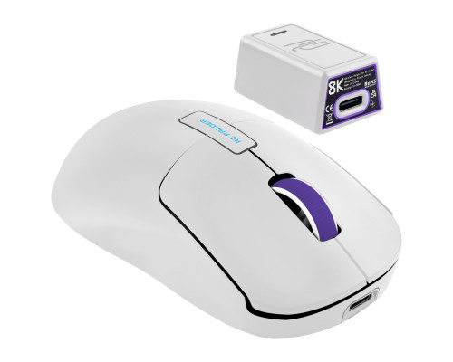 Беспроводная игровая мышь Proove Gaming RC Raider 8K White/Purple (WMRR00122017)