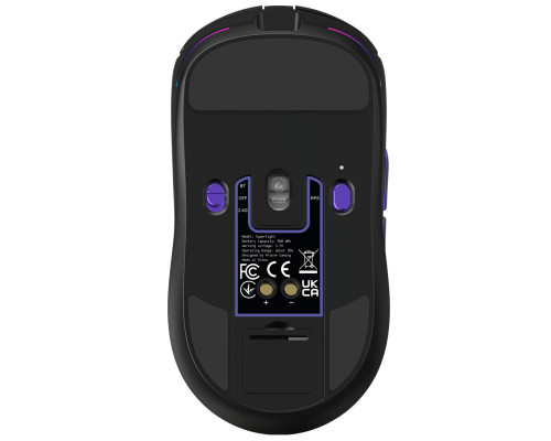 Беспроводная игровая мышь Proove Gaming Superfight Wireless with charging dock Black/Purple (WMSW00122001)