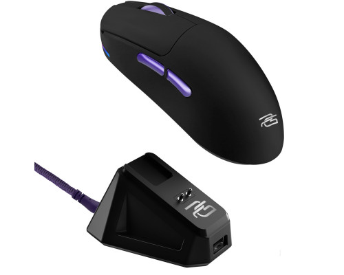 Беспроводная игровая мышь Proove Gaming Superfight Wireless with charging dock Black/Purple (WMSW00122001)