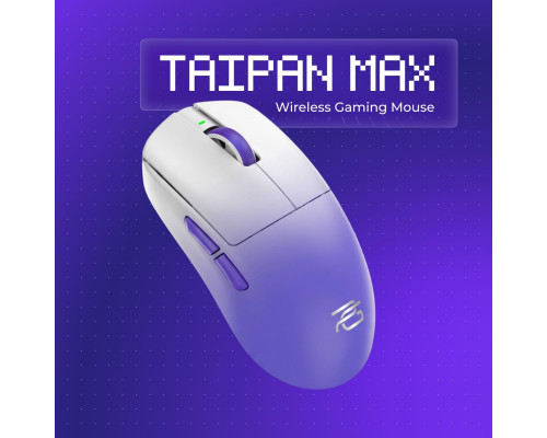 Беспроводная игровая мышь Proove Gaming Taipan Max White/Purple (WMTPM0022017)
