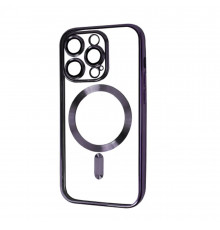 Прозрачный чехол Chrome Case MagSafe для iPhone 12 Pro Deep Purple