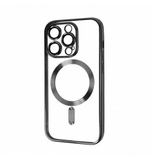 Прозрачный чехол Chrome Case MagSafe для iPhone 14 Pro Black