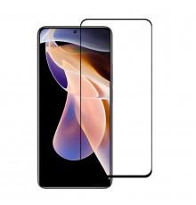 Защитное стекло Full Glue для Xiaomi Note 11 Pro Plus Black