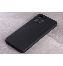 Силиконовая накладка Soft Silicone Case для Xiaomi Redmi 12 Black