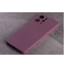 Силиконовая накладка Soft Silicone Case для Xiaomi Redmi 12 Lavender
