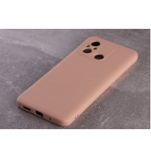 Силиконовая накладка Soft Silicone Case для Xiaomi Redmi 12C Powder
