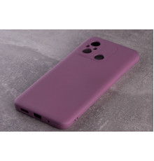 Силиконовая накладка Soft Silicone Case для Xiaomi Redmi 12C Lavender