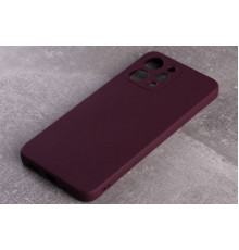 Силиконовая накладка Soft Silicone Case для Xiaomi Redmi 13C Burgundy