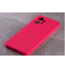 Силиконовая накладка Soft Silicone Case для Xiaomi Redmi Note 12 4G Raspberry