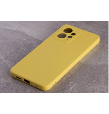 Силиконовая накладка Soft Silicone Case для Xiaomi Redmi Note 12 4G Lemon